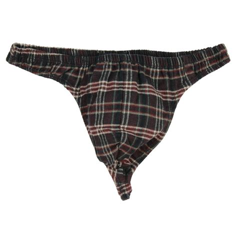 flannel thong